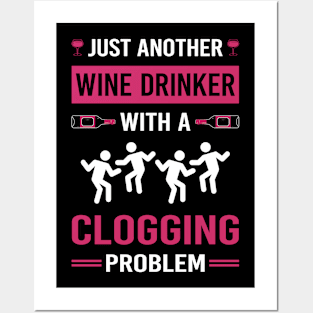 Wine Drinker Clogging Clog Dance Clogger Posters and Art